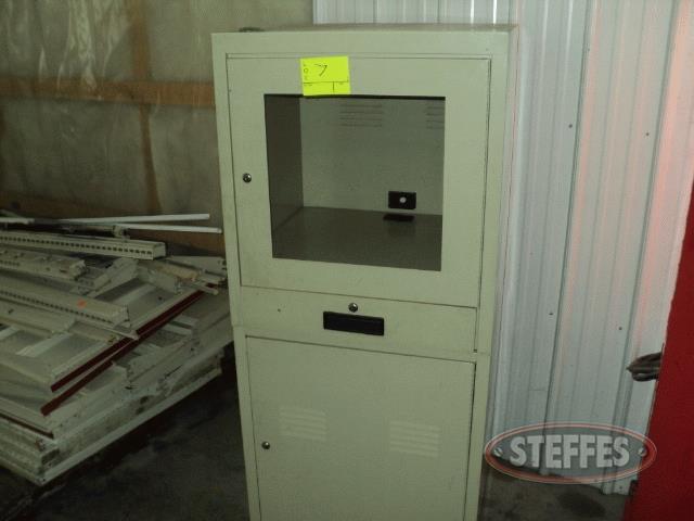 Metal cabinet for computer,